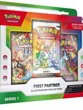 Pokémon TCG: First Partner Illustration Collection (Series 1) - Sealed